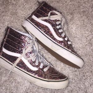 Like new glitter vans women’s 7.5